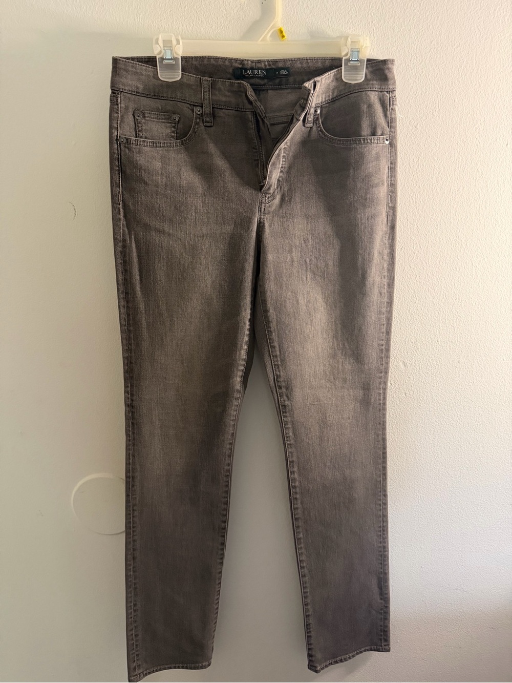 Lauren Ralph Lauren Women's Slim Gray Skinny Jeans size 4